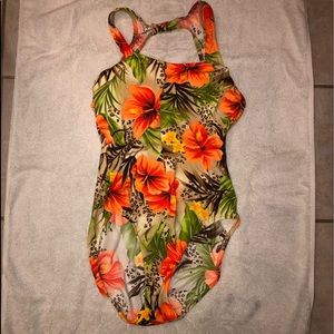 Venus floral one piece bathing suit